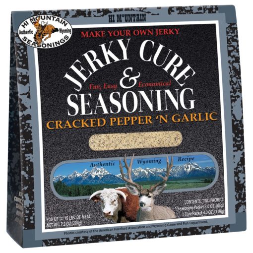 Hi Mountain Jerky Cure &Seasoning - Cracked Pepper 'N Garlic