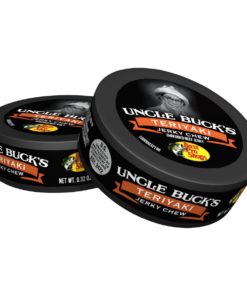 Uncle Buck's Teriyaki Flavor Shredded Beef Jerky Chew 36-Pack