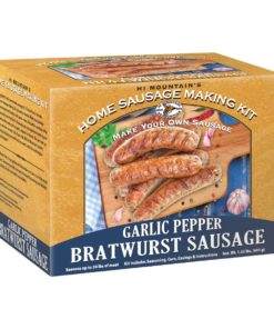 Hi Mountain Garlic Pepper Bratwurst Sausage Kit